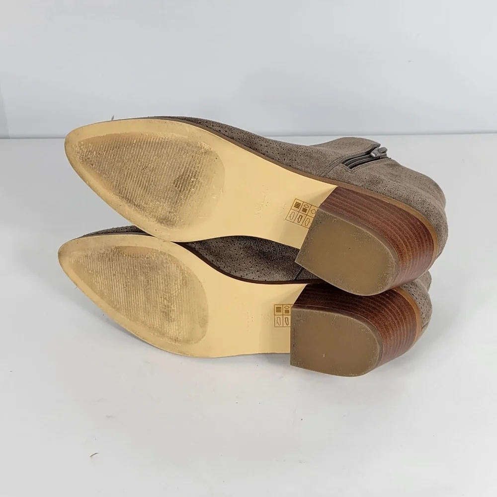J. Crew Taupe Ankle Booties #806 Size 9.5